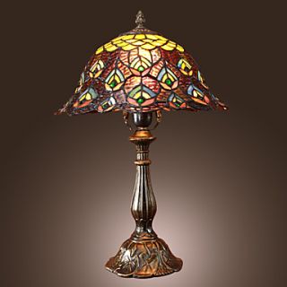 Tiffany style Floral Bronze Finish Table Lamp(0923 TF1)