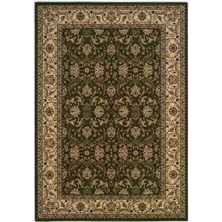 Himalaya Isfahan/ Deep Sage Area Rug (311 X 53) (Deep SageSecondary colors Camel, Caramel, Ebony, Persian Red and TealPattern FloralTip We recommend the use of a non skid pad to keep the rug in place on smooth surfaces.All rug sizes are approximate. Du