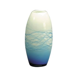 Dale Tiffany Westerly Blue Glass Vase