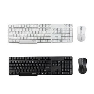Rapoo 1800 USB Optical Keyboard and Mouse Set (Assorted Colors)