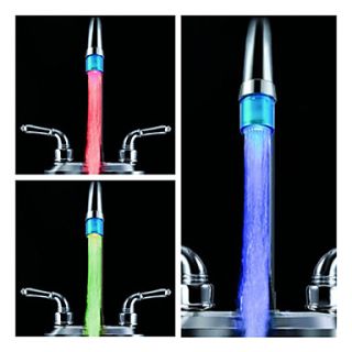 Stylish Water Powered Kitchen LED Faucet Light (Plastic, Blue)
