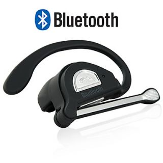 Bluetooth Wireless Earphone with Adjustable Microphone (Black)