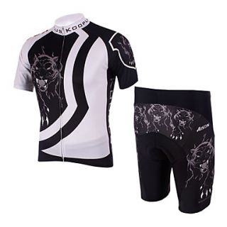 100% Polyester and Quick Dry Mens Cycling Short Suits (Panther)
