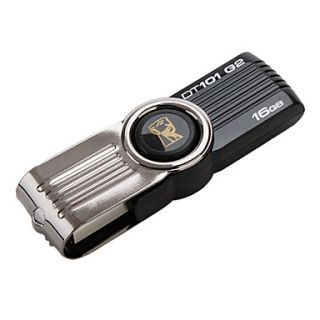 16GB Mini Rotating USB Flash Drive (Black)
