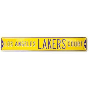 Los Angeles Lakers Team Street Sign