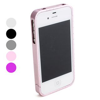 Diamond Style Metal Bumper Frame for iPhone 4 and 4S (Assorted Colors)