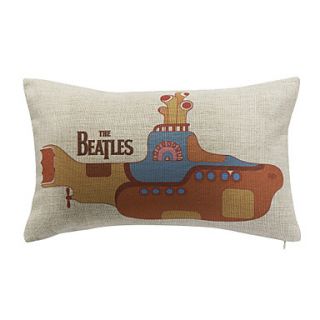 The Bettles Cotton Decorative Pillow Cover