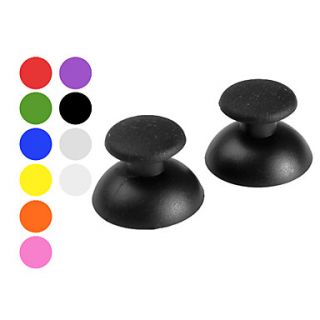 Replacement Analog Buttons for PS3 Wireless Controller (10 Pack, Assorted Colors)