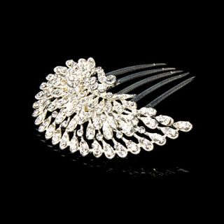 Gorgeous Rhinestone In Alloy Bridal Hair Combs