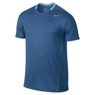 Nike Premier Rafa Mens Tennis Shirt   Military Blue