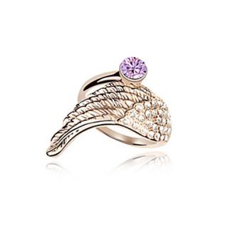 Charming 18K Gold Plated Crystal Fashion Ring(More Colors)