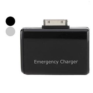 Emergency Charger for iPhone 4 4S, iPhone 3G 3GS and iPods (2AA Battery, Assorted Colors)