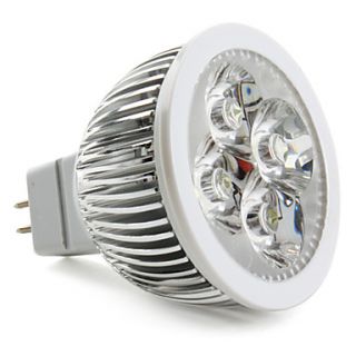 4x1W MR16 5000K 360LM 4 LED White Light Bulb (12 18V)