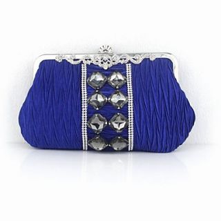 Gorgeous Silk Evening Handbags/ /Acrylic Jewels