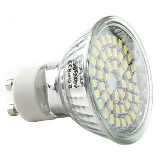 GU10 2.5W 48x3528 SMD 140 180LM 6000 6500K Natural White Light LED Spot Bulb (220 240V)