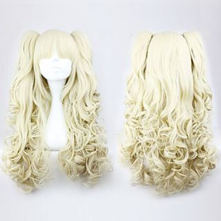 Lolita Curly Wig Inspired by Golden Double Ponytail 70cm Sweet