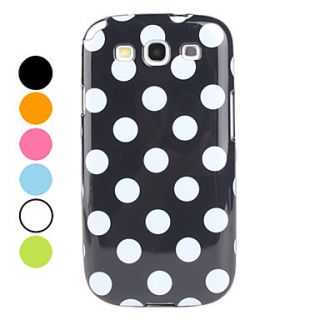Spots Pattern Soft Case for Samsung Galaxy S3 I9300 (Assorted Colors)