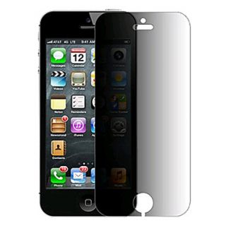Anti Spy Privacy Screen Protector with Cleaning Cloth for iPhone 5