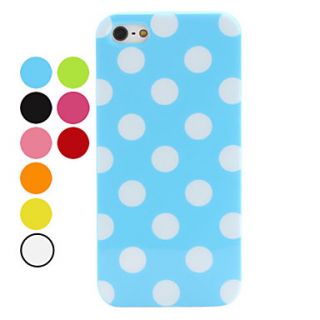 Wave Point Pattern Soft Case for iPhone 5/5S (Assorted Colors)