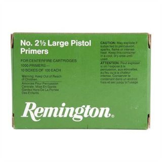 Pistol Primers   Remington 2 1/2 Large Pistol Primers   1000