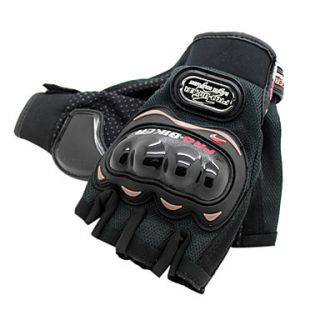 Leisure Sports Motobike Short Finger Polyester Gloves