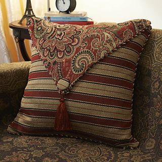 Chinese Style Cotton Jacquard Decorative Pillow Cover