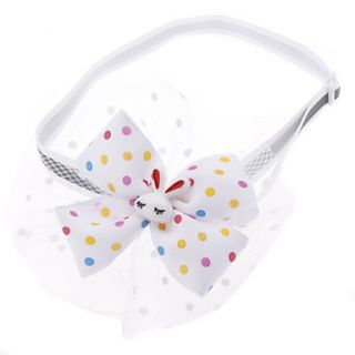 Spot Pattern Tulle Style Adjustable Bow Tie for Dogs Cats