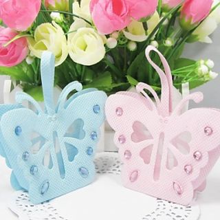 Beaufiful Butterfly Design Favors Bags   Set of 12 (More Colors)