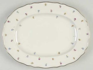 Franconia   Krautheim Louise 13 Oval Serving Platter, Fine China Dinnerware   P