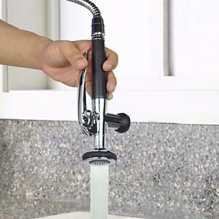 Contemporary Solid Brass Chrome Finish Handheld Spray Head for Kitchen Faucet