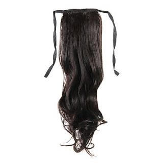Laceup Chestnut Brown Long Curly Ponytails Hair Pieces 3 Colors Available