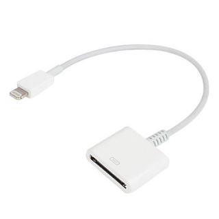 30 Pin Female to Apple 8 Pin Adapter for iPhone, iPad iPod (22 cm)