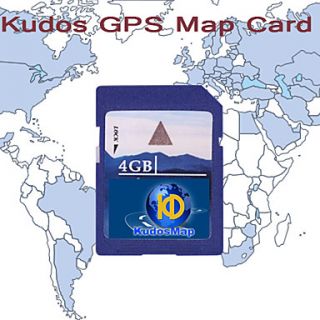 KUDOS Western Europe Map (SD Card 4G)