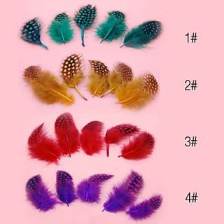 10pcs 3D Other Feathers Nail Decorations
