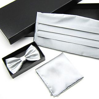 Mens Gift Box(Inclu.Waist Belt,Bow Tie,Handkerchief)