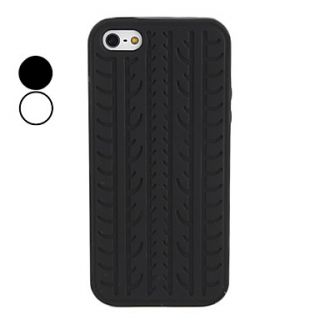 Tire Grain Soft Case for iPhone 5/5S (Assorted Colors)