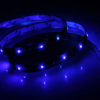 Waterproof 30cm 12 LED Blue LED Strip Light (12V)