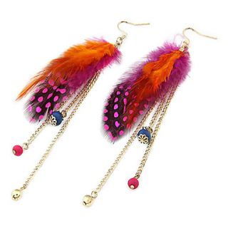 Tassel Feather Earrings