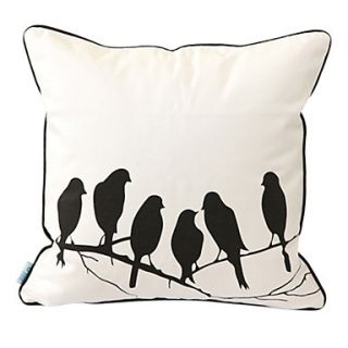 Pastoral Whisper Print Decorative Pillow Cover