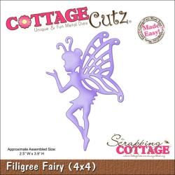 Cottagecutz Die 4x4 filigree Fairy Made Easy