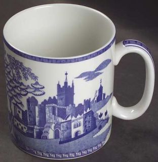 Spode EngraverS Archive Collection Mug, Fine China Dinnerware   Blue & White Sc