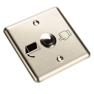 Stainless Steel Exit Button B