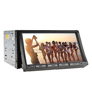 7 inch 2 Din TFT Screen In Dash Car DVD Player With Bluetooth,Navigation Ready GPS,iPod Input,RDS,DVB T