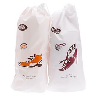 Household Travel Shoes Pouch Bag Air Mail Pack (2 Pack)