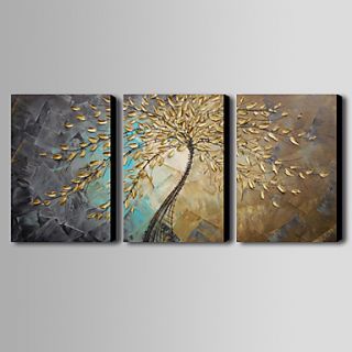 Hand Painted Oil Painting Abstract Set of 3 1211 AB0234