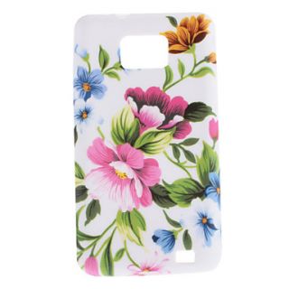 Flower Style Soft Case for Samsung Galaxy S2 I9100