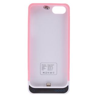 External 2200mAh Power Battery Charger Back Case with USB Cable for iPhone 5/5S (Assorted Colors)