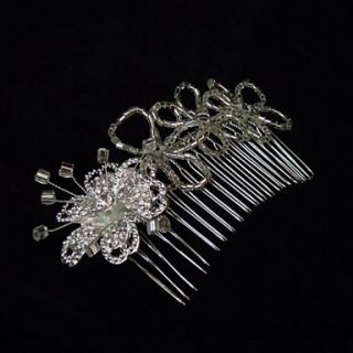 Alloy With Crystal / Rhinestone Womens Hair Combs