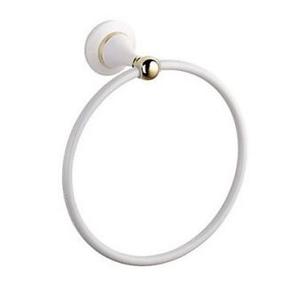 Contemporary Wall Mount Solid Brass Towel Rings