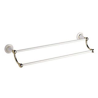 Contemporary Solid Brass Wall Mount Towel Bars